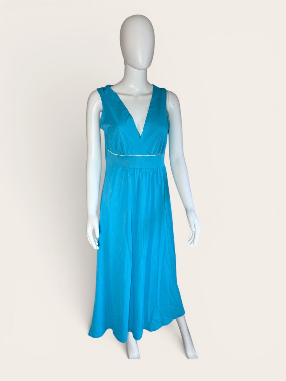 Vintage 1970’s Turquoise Slip Nightgown - M